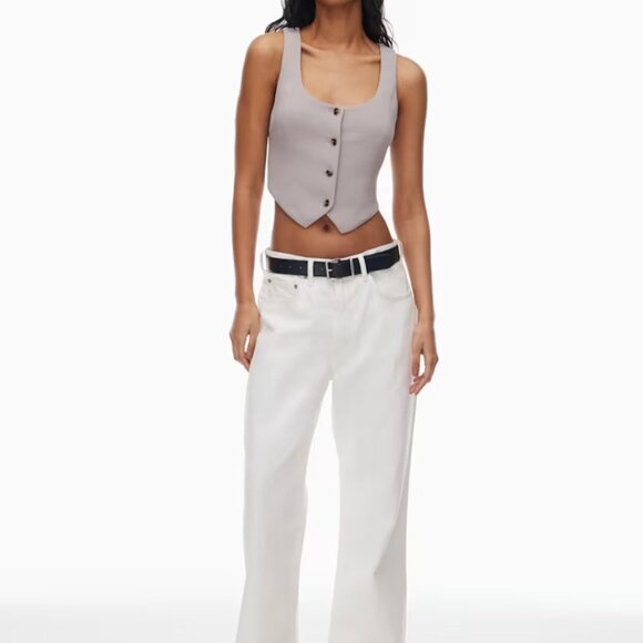 NWT Aritzia WILFRED Rocco Vest Dark Night Navy 6 - Picture 5 of 8